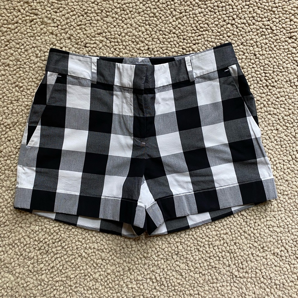 Ann Taylor LOFT Check Shorts - Picture 1 of 3